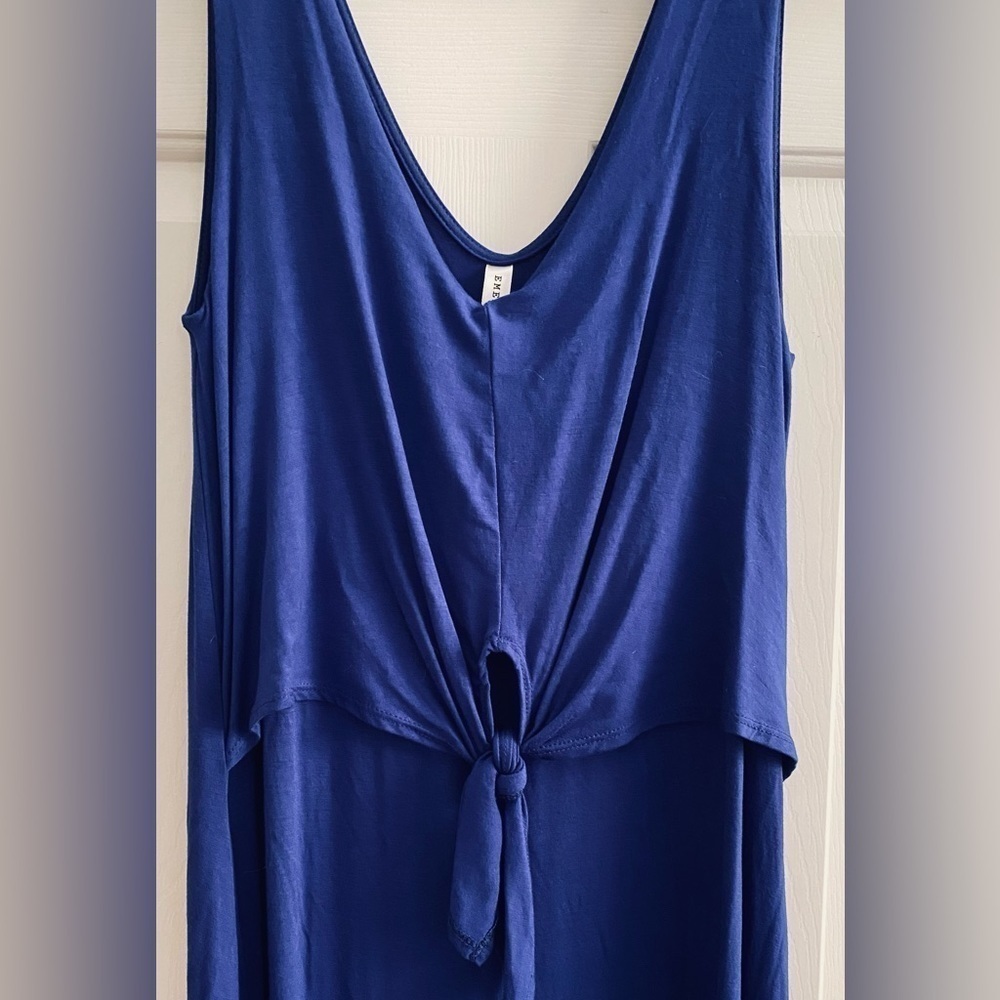 New! Cute Royal Blue Romper - Picture 3 of 6